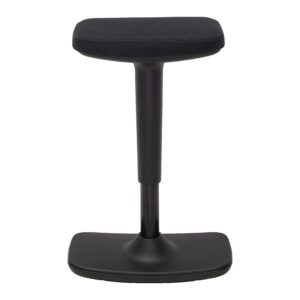 Bürohocker Leon Schwarz Metall, Kunststoff, Textil Mömax Möbel > Sessel > Hocker Schwarz