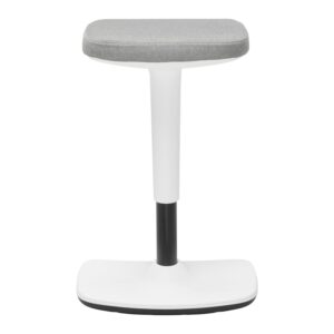 Bürohocker Leon Grau Metall, Kunststoff, Textil Mömax Möbel > Sessel > Hocker Grau