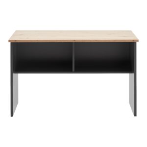 wohnli-moebel-suche-002698014101-1 Schreibtisch Shelf in Anthrazit/Eiche Artisan Holzwerkstoff Mömax Möbel > Tische > Schreibtische > Schreibtische Anthrazit