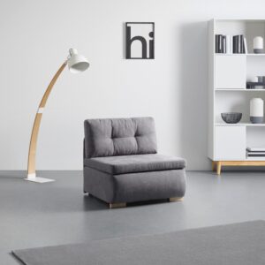 Schlafsessel Modena in Grau Textil Mömax Wohnzimmermöbel Grau