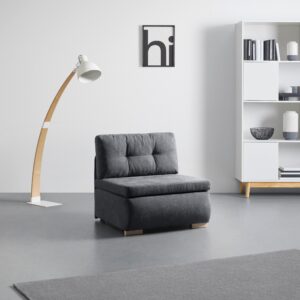 Schlafsessel Modena in Anthrazit Textil Mömax Wohnzimmermöbel Anthrazit