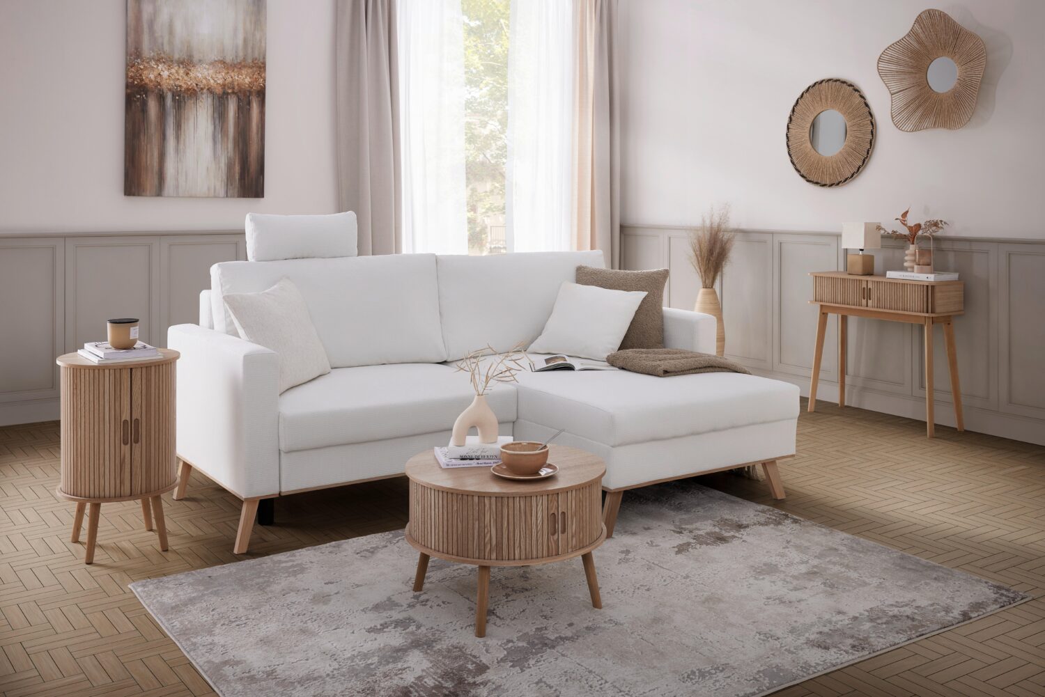 Wohnlandschaft Rio Weiß Textil Mömax Wohnzimmermöbel Weiß