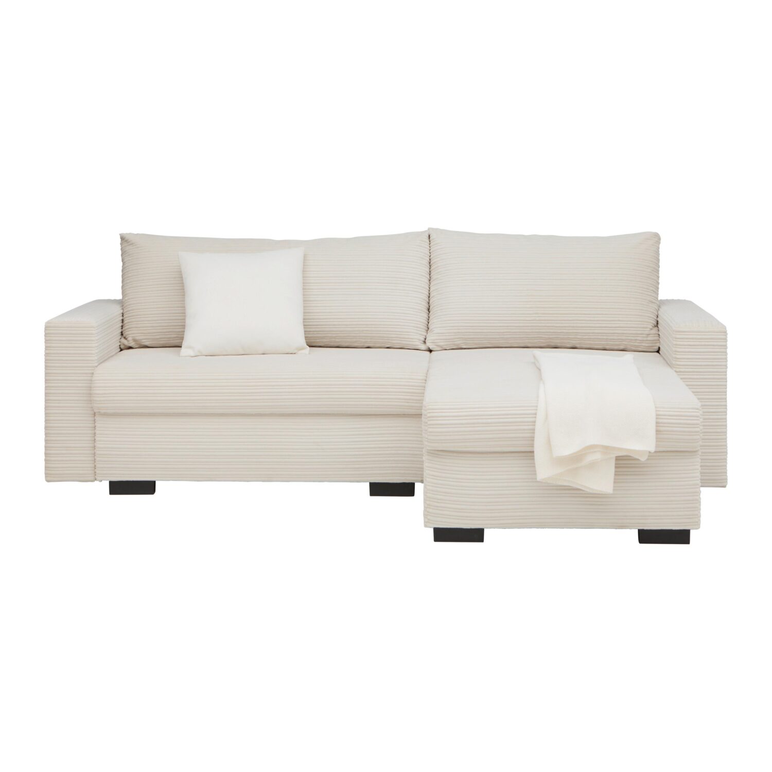 Wohnli Möbelsuche - Ecksofa Geneve Cord Beige