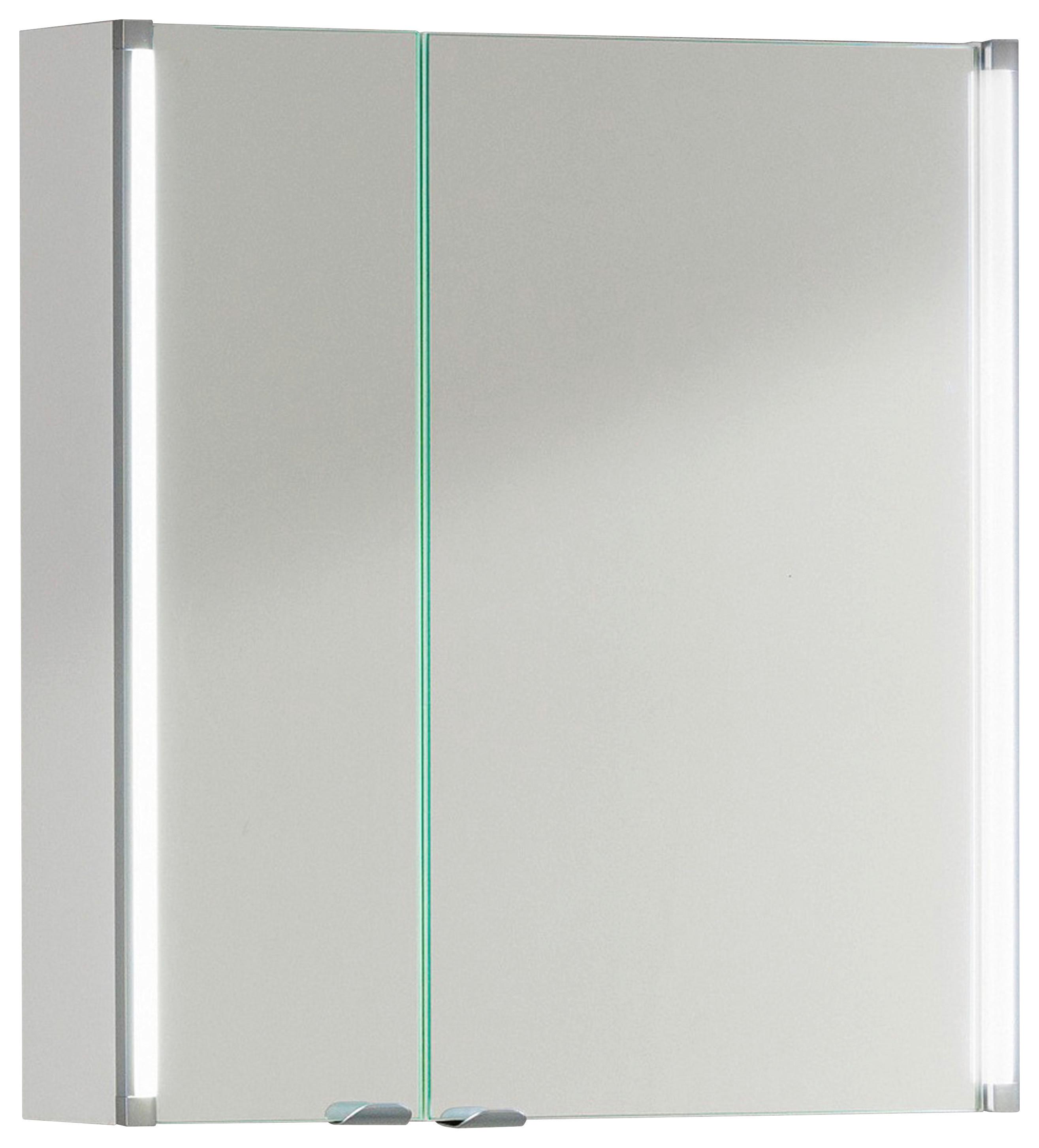 wohnli-moebel-suche-002725004005 Wohnli Möbelsuche - Spiegelschrank LED-Line 2 türig ca. 61x67 cm Weiß