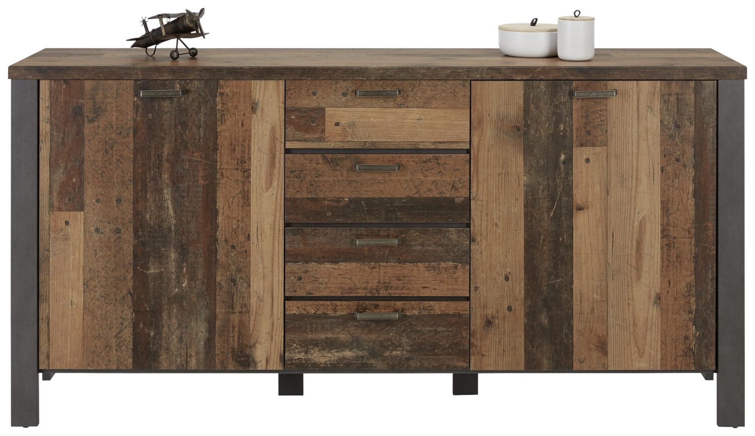 Sideboard Cardiff in Braun Metall Mömax Wohnzimmermöbel Braun