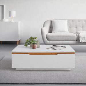 Couchtisch Dallas Weiß Holzwerkstoff Premium Living Wohnzimmermöbel Weiß