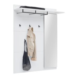 Wohnli Möbelsuche - Garderobenpaneel Dallas Weiß