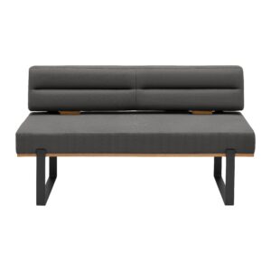 Wohnli Möbelsuche - Sitzbank Canon in Anthrazit