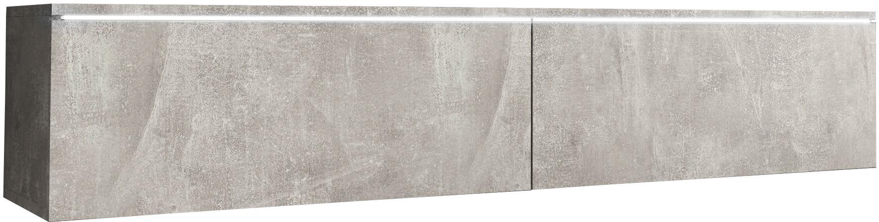 wohnli-moebel-suche-002778000609 Wohnli Möbelsuche - TV-Lowboard mit LED ca. 140x30 cm Beton Optik
