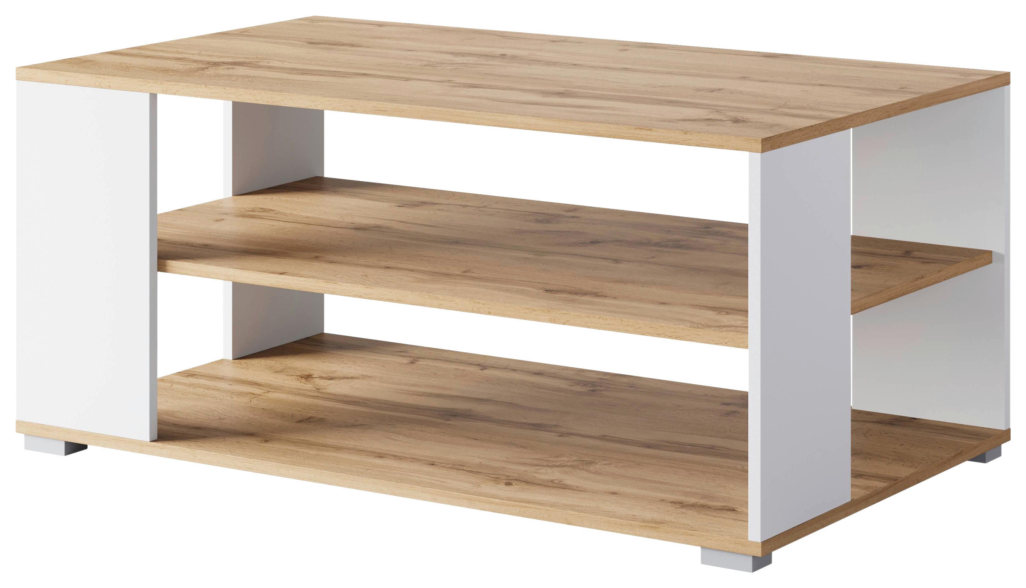 wohnli-moebel-suche-002778003301 Wohnli Möbelsuche - Couchtisch Narobi-I ca. 100x45x60 cm Eiche/Weiß
