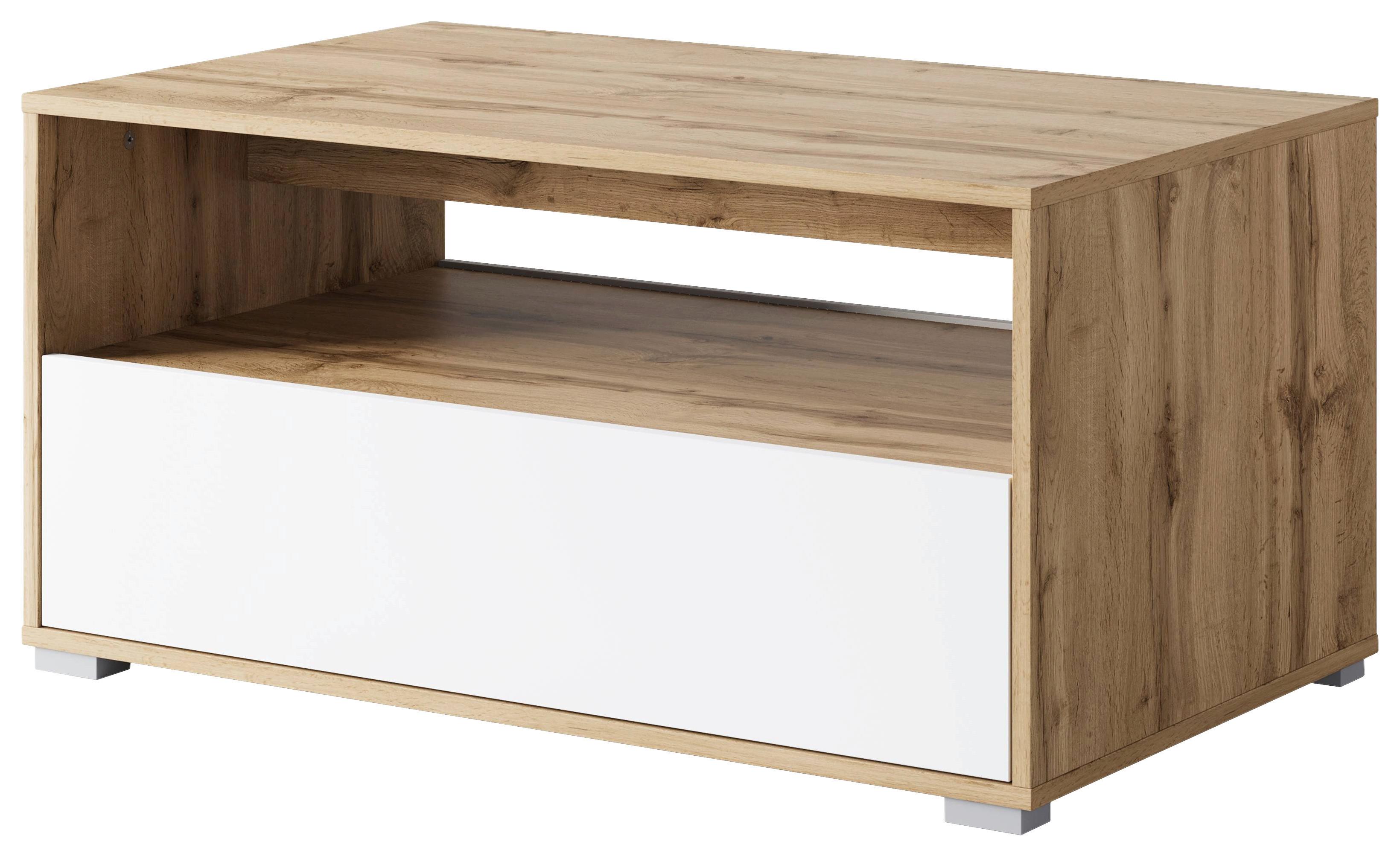 wohnli-moebel-suche-002778003402 Wohnli Möbelsuche - Couchtisch Narobi-II ca. 90x45x55 cm Eiche/Weiß