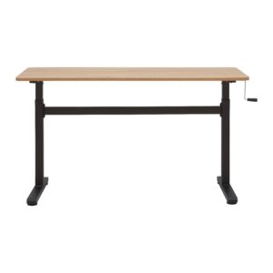 wohnli-moebel-suche-002798016501-1 Schreibtisch Carmelo I in Schwarz/Eichefarben Metall, Holzwerkstoff Mömax Möbel > Tische > Schreibtische > Schreibtische Schwarz