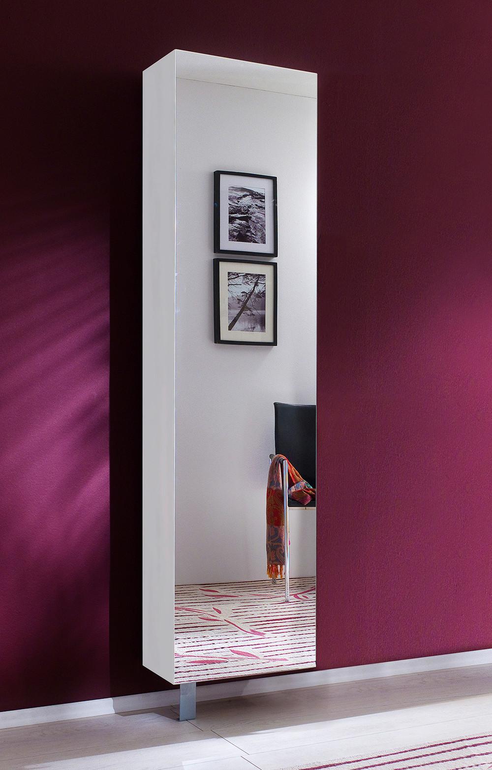 Schuhschrank in Weiß Glas Mömax Garderoben Weiß