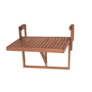 Wohnli Möbelsuche - Balkonhängetisch Berkeley ca. 65x64x52 cm Holz geölt