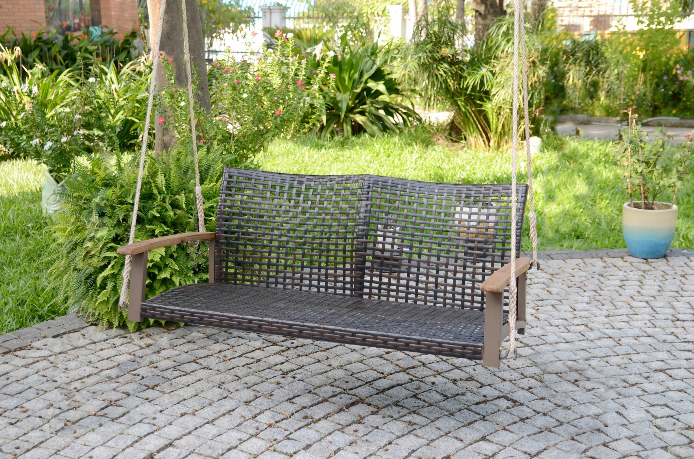 Wohnli Möbelsuche - Hängebank Cuneo Grau ca. 120x79x57 cm