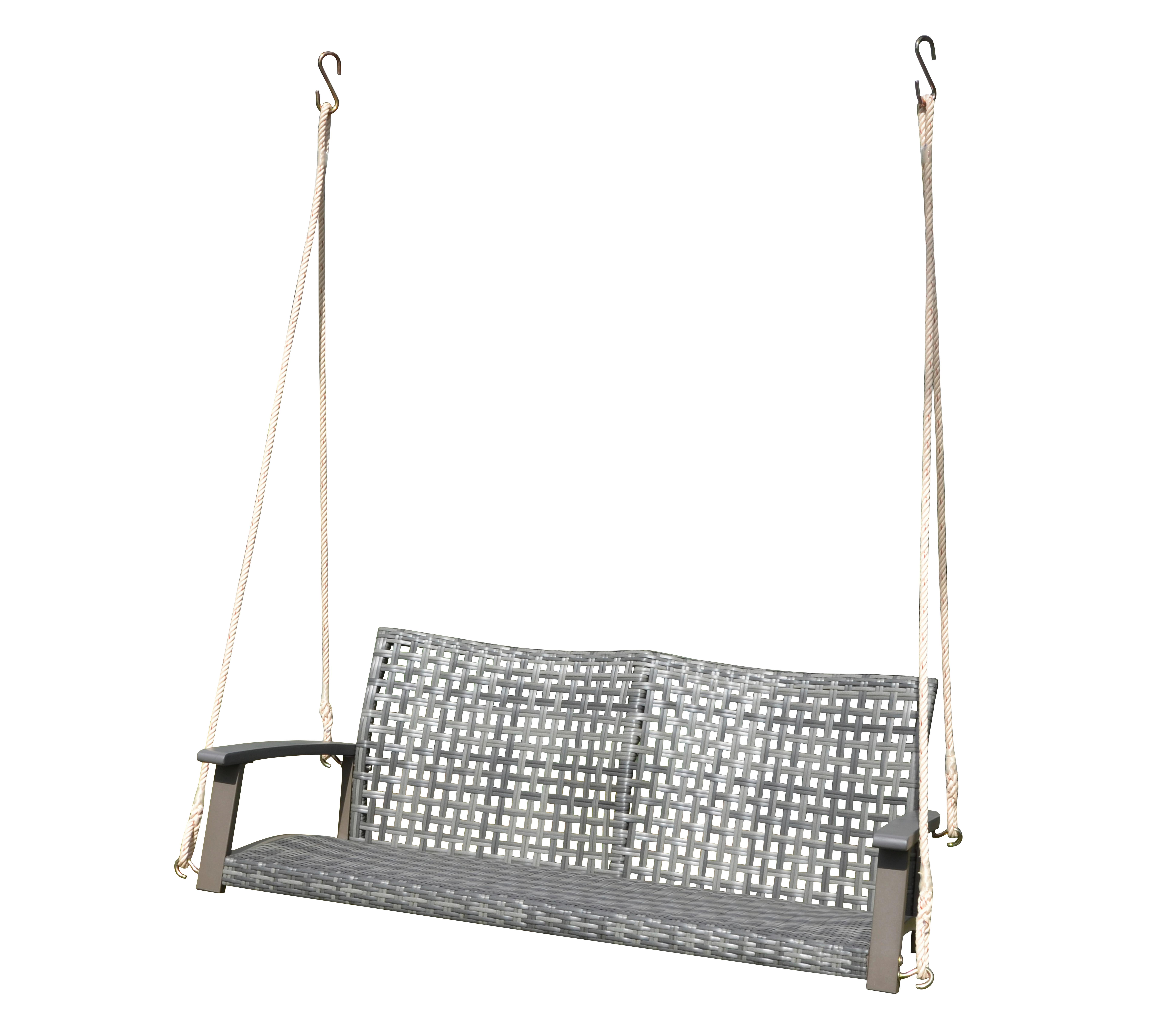 Wohnli Möbelsuche - Hängebank Cuneo Grau ca. 120x79x57 cm