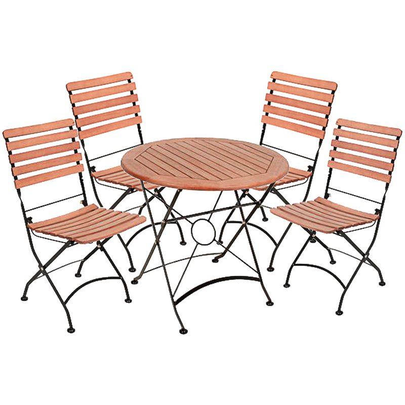 wohnli-moebel-suche-002836018501 Wohnli Möbelsuche - Gartenmöbel-Set Wien 5-tlg. klappbar Holz
