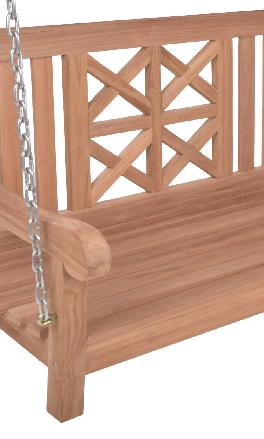 Hängebank Latoa ca.66x62x120cm Teakholz massiv Holz Gardenson Garten & Outdoor > Gartenmöbel > Garten Relaxmöbel > Hollywoodschaukeln Braun