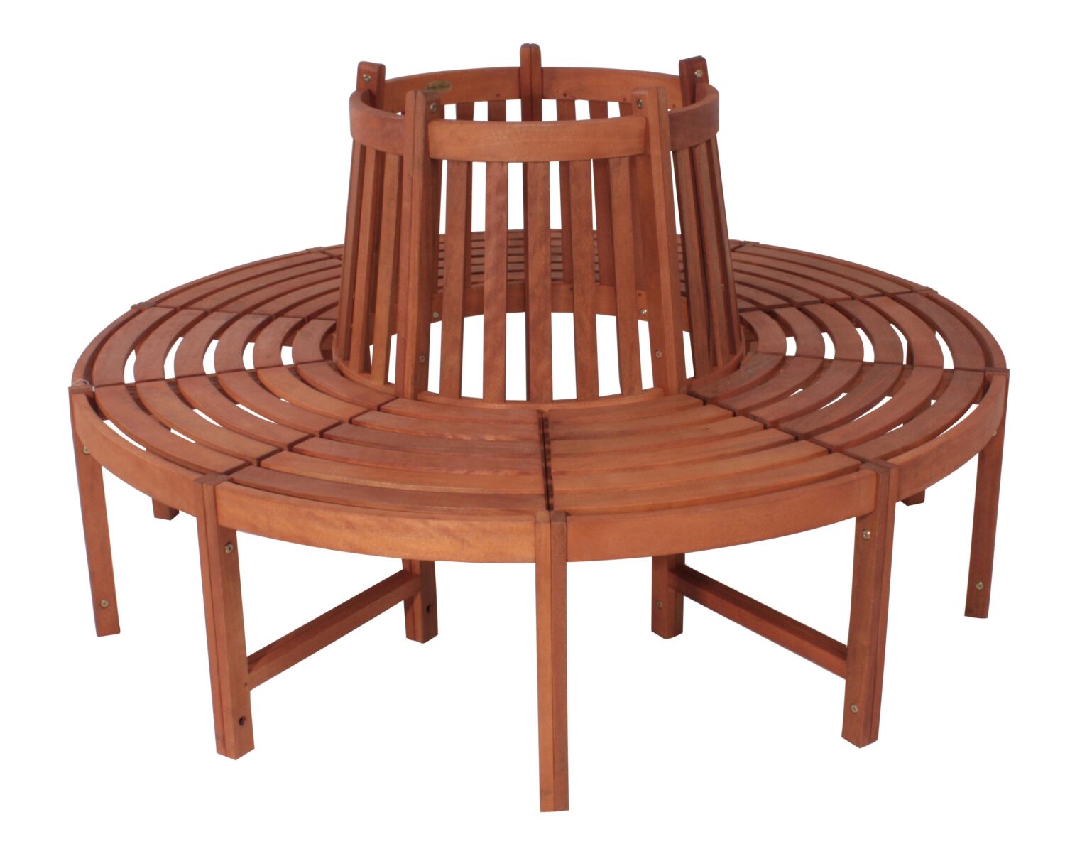 Baumbank Holz Fontana ca. 160x91 cm Holz Gardenson Garderoben > Garderobenbänke Braun