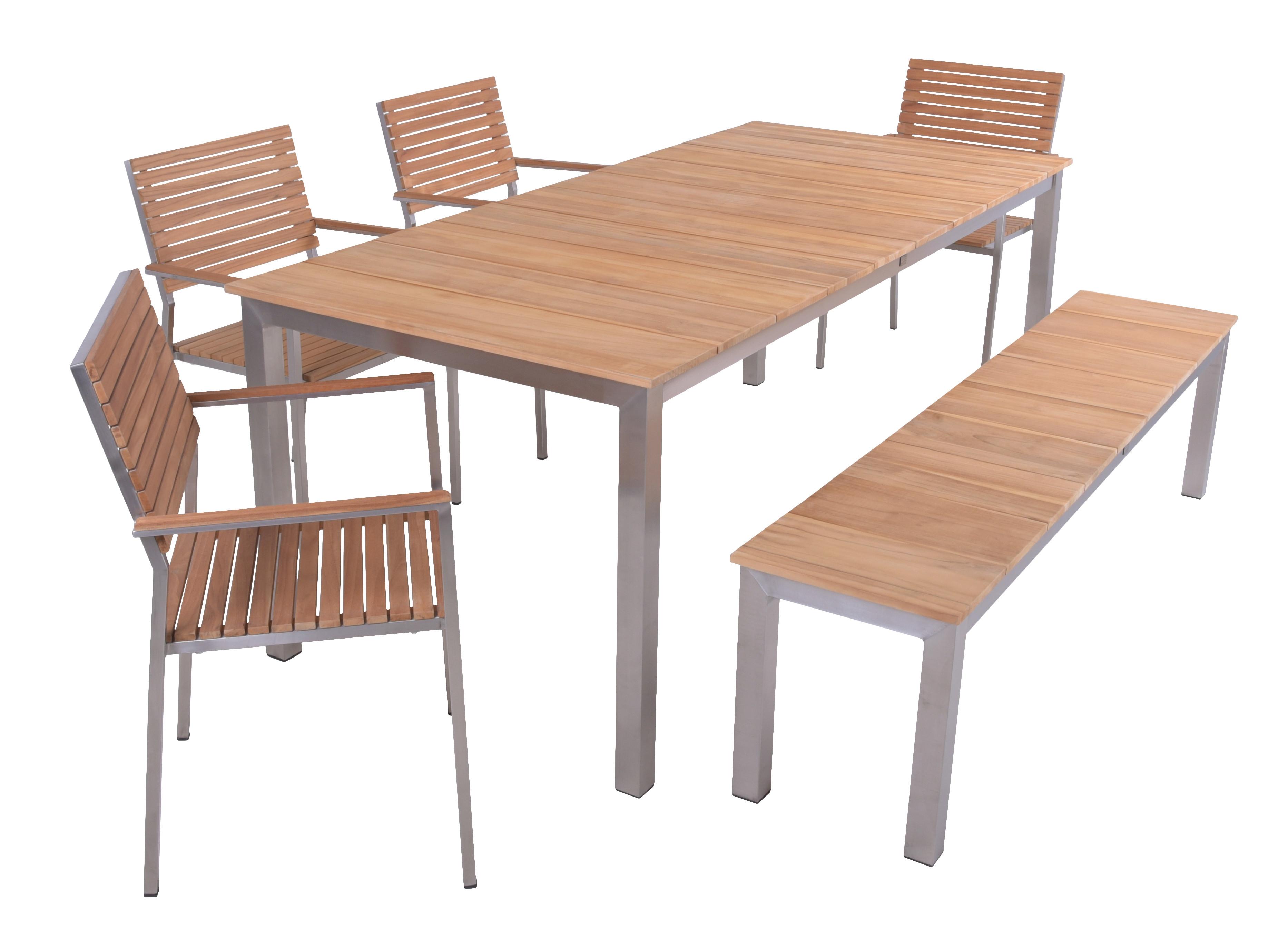 wohnli-moebel-suche-002836030002 Wohnli Möbelsuche - Gartentischgruppe Dallas- Denver Teak 6-tlg.