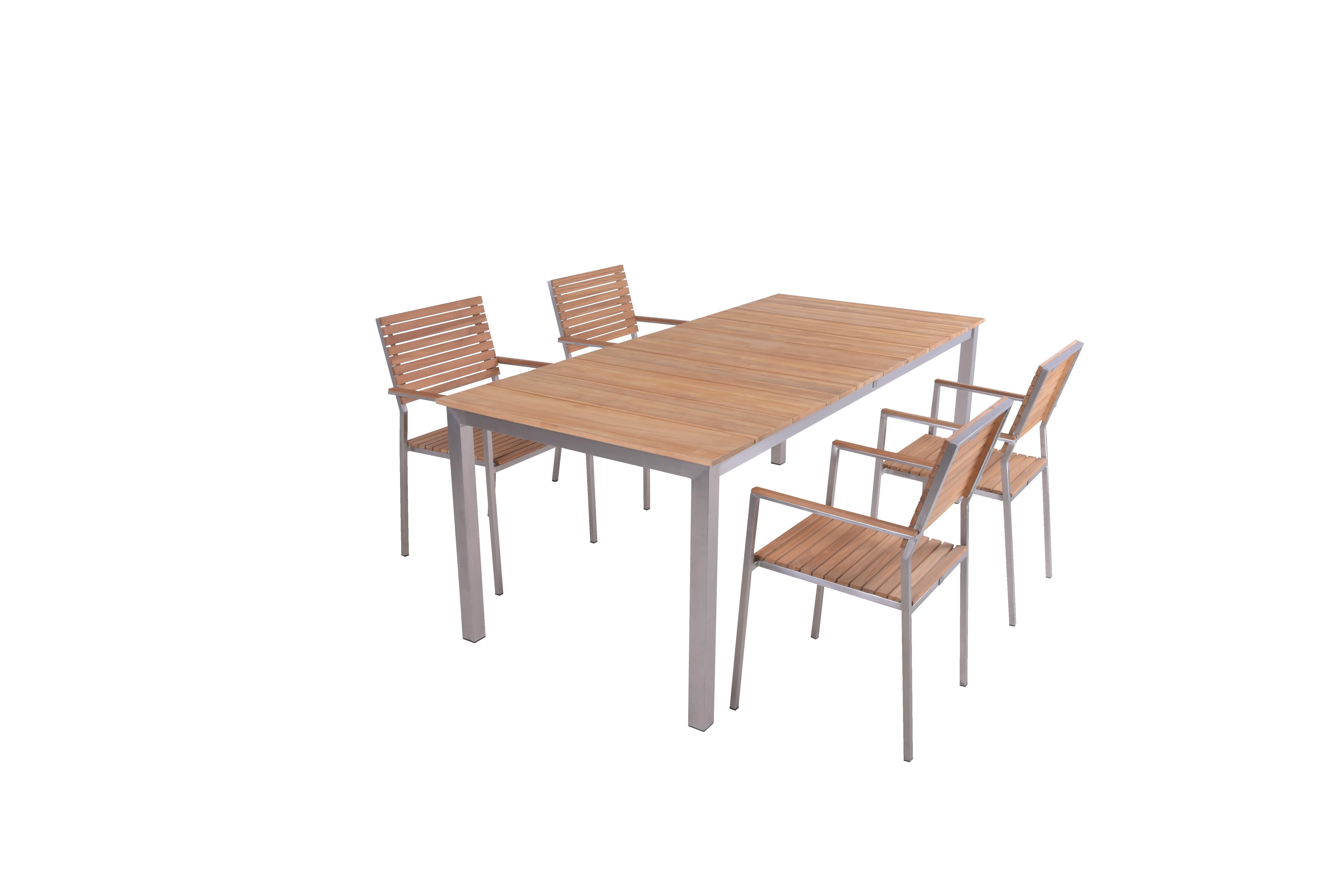 wohnli-moebel-suche-002836030007 Wohnli Möbelsuche - Gartentischgruppe Dallas- Denver Teak 5-tlg.