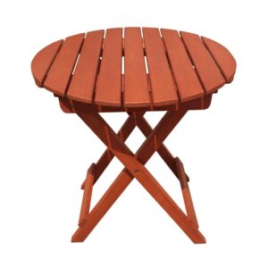 Gartentisch Holz Hanford ca. 45x50 cm klappbar Holz Gardenson Garten & Outdoor > Gartenmöbel > Gartentische > Gartenesstische Braun