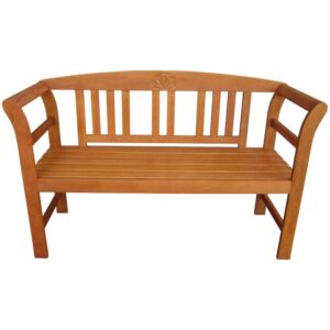 wohnli-moebel-suche-002836035201-1 Gartenbank Holz San Jose ca. 130x82 cm geölt Holz Gardenson Garten & Outdoor > Gartenmöbel > Gartenbänke Braun