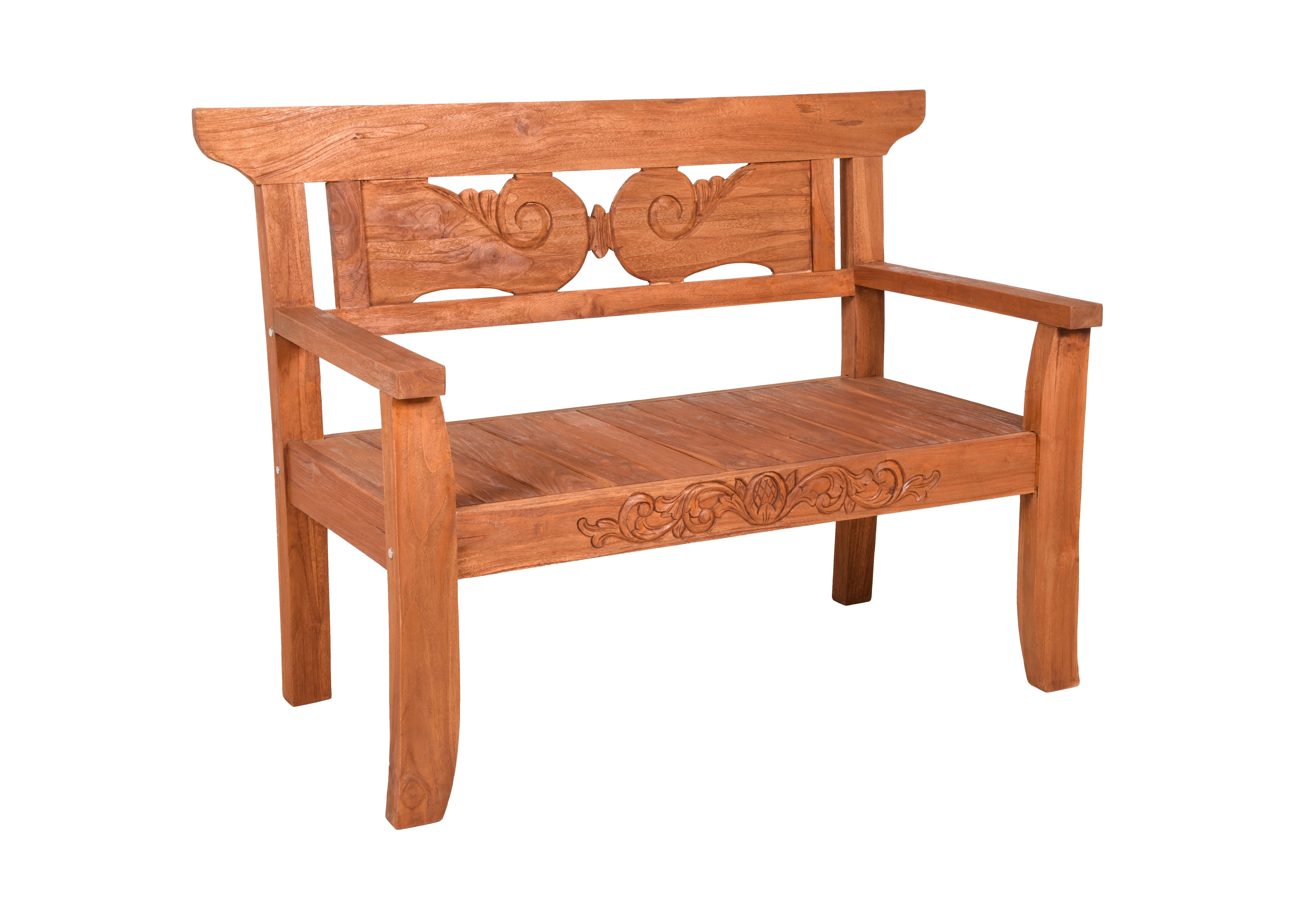 Wohnli Möbelsuche - Gartenbank Padar Teak 2-Sitzer