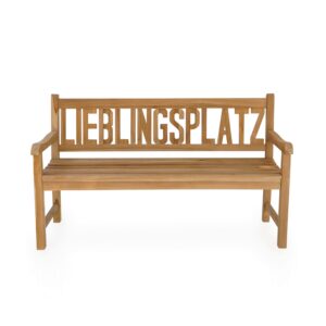 Wohnli Möbelsuche - Gartenbank Lieblingsplatz Teak