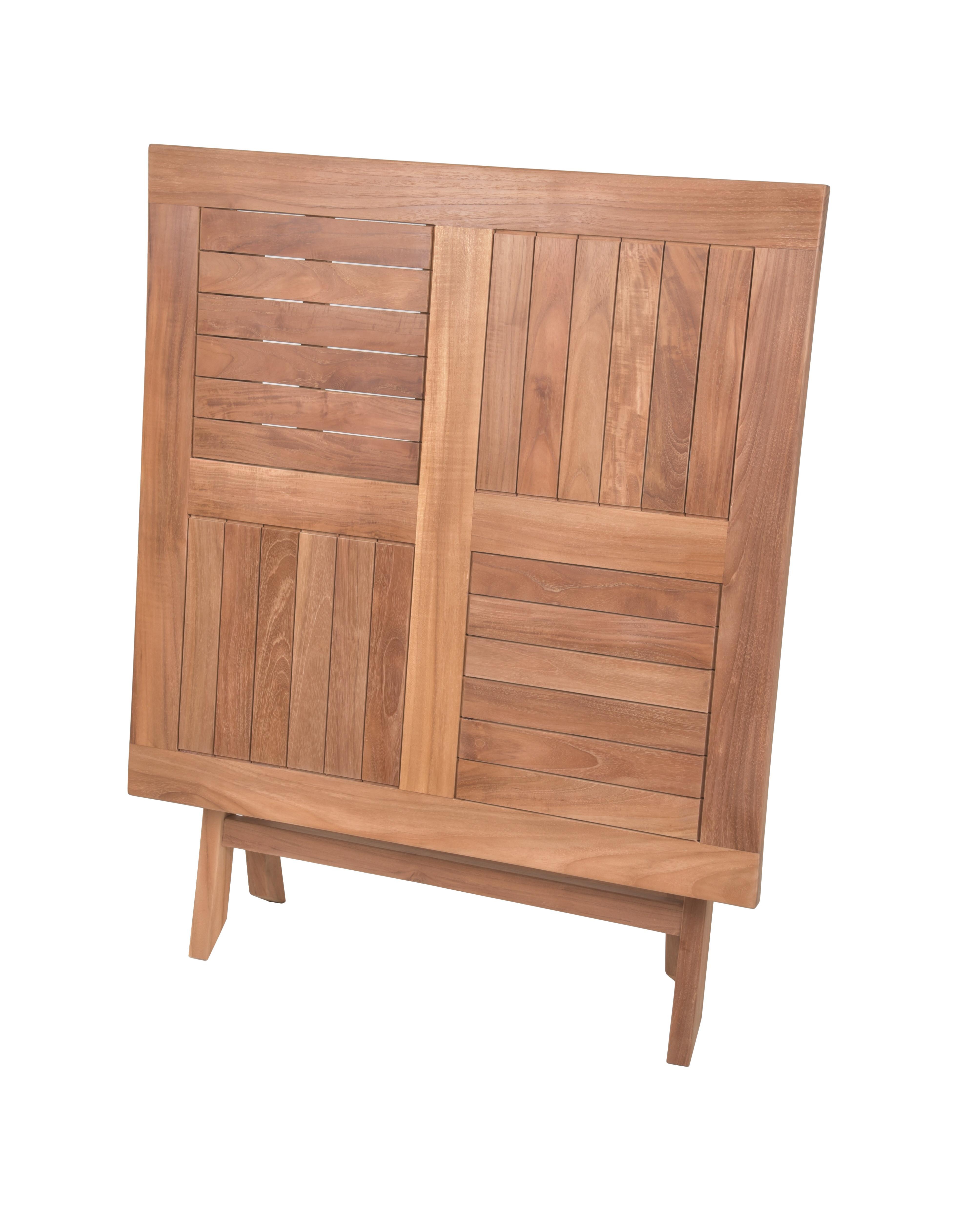 Gartenklapptisch Cidora Teak Holz Gardenson Garten & Outdoor > Gartenmöbel > Gartentische > Gartenesstische Braun