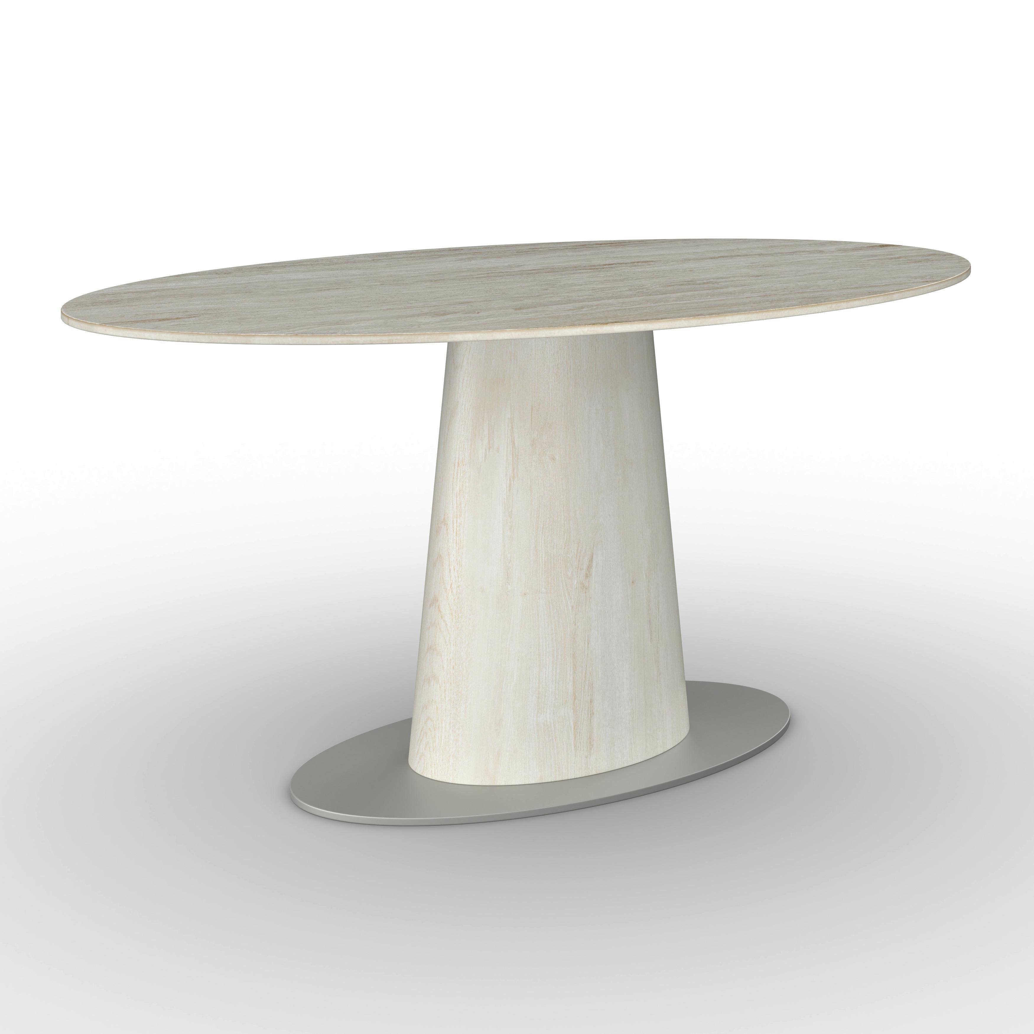 wohnli-moebel-suche-002857005402 Wohnli Möbelsuche - Esstisch Thiago Creme MDF/Stein ca. 160x90 cm