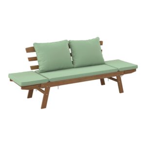 wohnli-moebel-suche-002884000401-1 Gartenbank Mallorca 1 Naturfarben/Grün Holz, Wellpappe Mömax Garten & Outdoor > Gartenmöbel > Gartenbänke Braun
