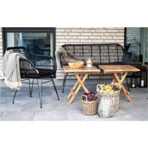 wohnli-moebel-suche-003004021501-1 Gartentisch Bilbao Teak klappbar Holz Gardenson Garten & Outdoor > Gartenmöbel > Gartentische > Gartenesstische Braun