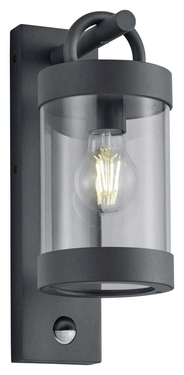 Wohnli Möbelsuche - Außenwandleuchte Sambesi in Anthrazit max. 28 Watt Wandlampe