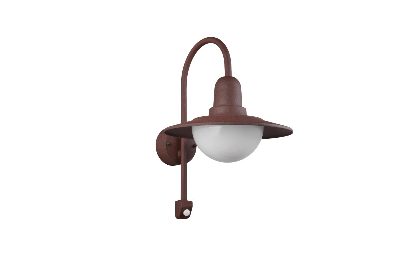 Wohnli Möbelsuche - Außenwandleuchte Norman Weiß/Rostfarben max. 40 Watt Wandlampe