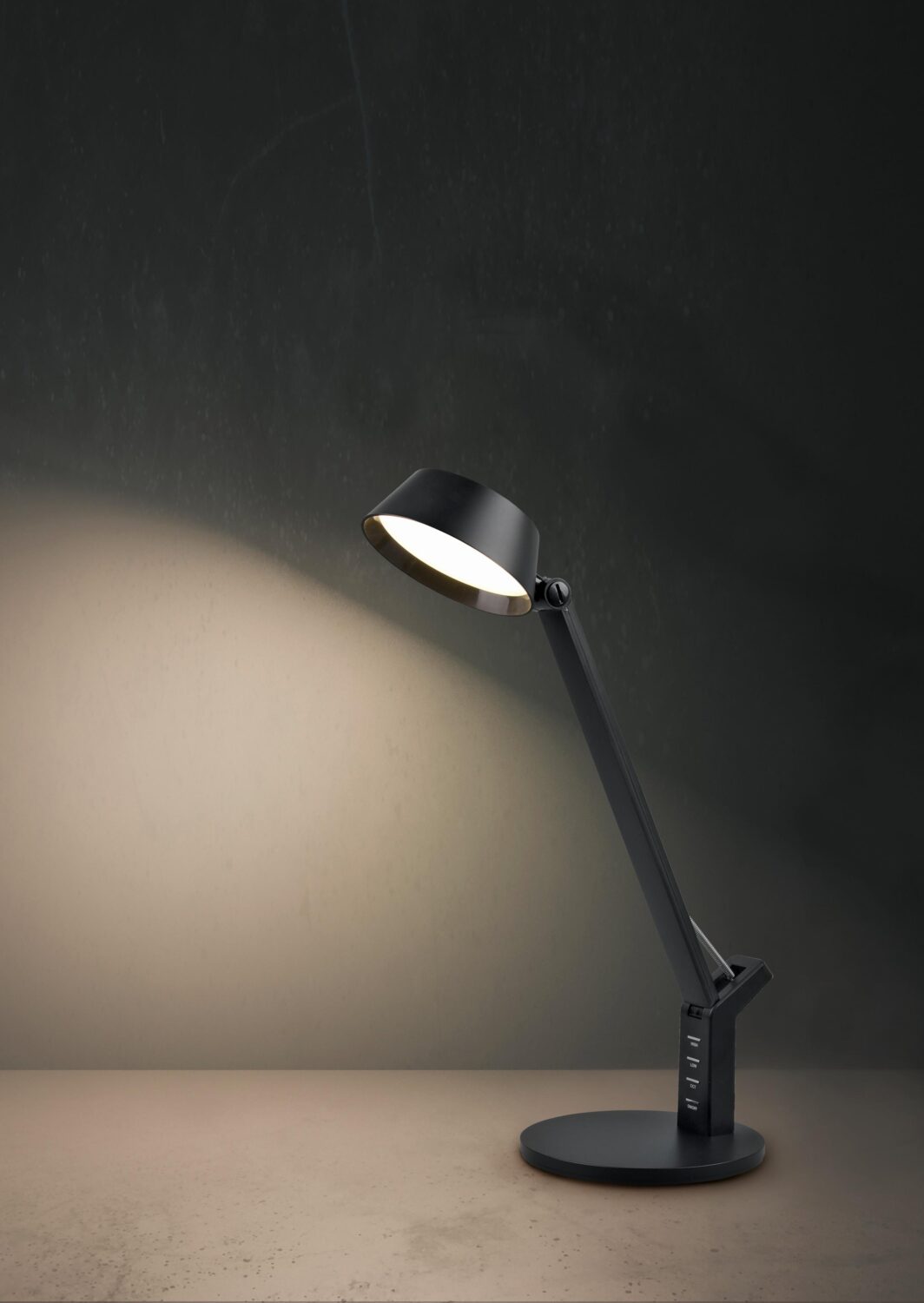 LED-Schreibtischleuchte Ava Schwarz max. 5 Watt Schreibtischlampe Kunststoff Trio Leuchten Lampen & Leuchten > LED-Leuchten Schwarz