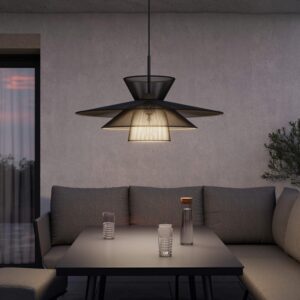 wohnli-moebel-suche-004112001502 Wohnli Möbelsuche - Hängeleuchte Luca Schwarz Baumwolle max. 40 Watt