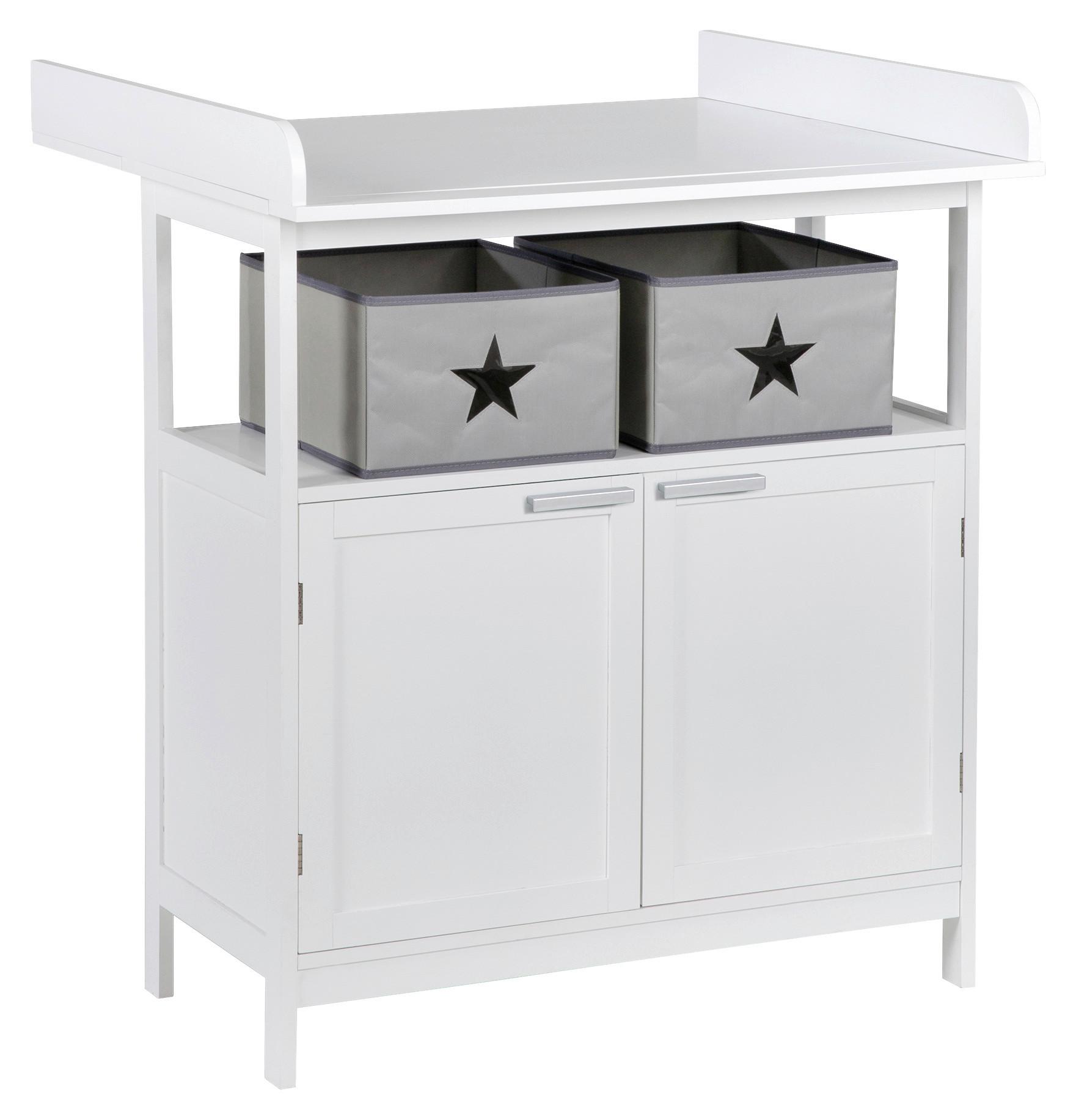 wohnli-moebel-suche-004204009602 Wohnli Möbelsuche - Wickelkommode White Weiß/Silber
