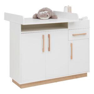 Wohnli Möbelsuche - Wickelkommode Luna White in Weiß ca. 117x100cm