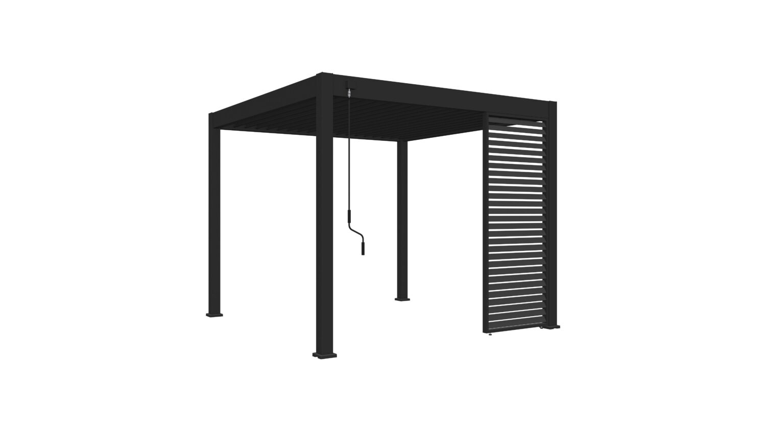 wohnli-moebel-suche-004304002001 Wohnli Möbelsuche - Pavillon-Seitenteil ca. 113x235 cm Anthrazit