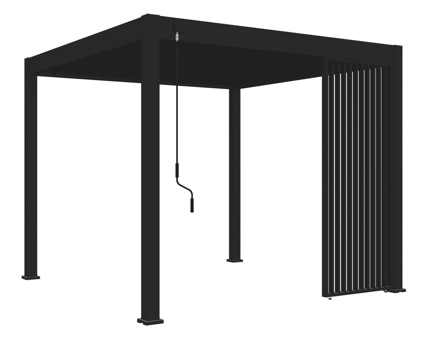 wohnli-moebel-suche-004304002401 Wohnli Möbelsuche - Pavillon-Seitenteil ca. 93x235 cm Anthrazit