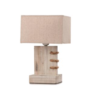 wohnli-moebel-suche-004340004602 Wohnli Möbelsuche - Nachttischleuchte Gea Beige max. 22 Watt