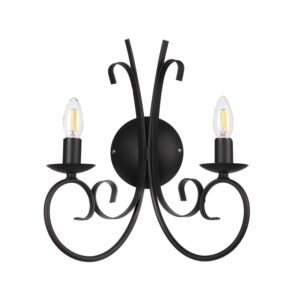 wohnli-moebel-suche-004340014303 Wohnli Möbelsuche - Wandleuchte Pompei Schwarz max. 6 Watt Wandlampe