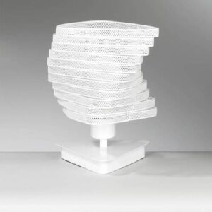 Nachttischleuchte Bianco Weiß max. 22 Watt Metall  Lampen & Leuchten > Tischlampen Weiß