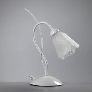 Nachttischleuchte Antron Weiß max. 6 Watt Metall  Lampen & Leuchten > Tischlampen Weiß