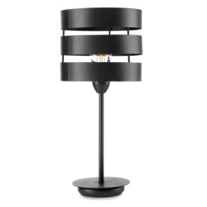 wohnli-moebel-suche-004340023701 Wohnli Möbelsuche - Nachttischleuchte Ulisse nera Schwarz max. 22 Watt