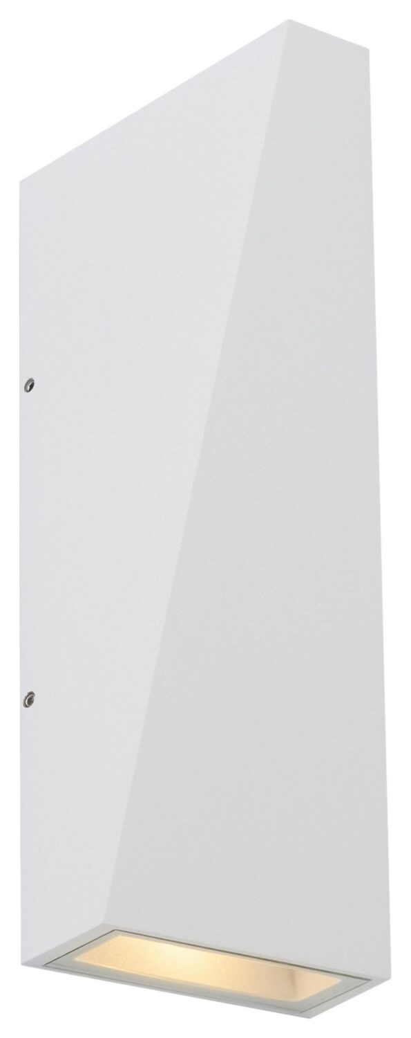 Wohnli Möbelsuche - Außenwandleuchte Times Square Weiß max. 6 Watt Wandlampe
