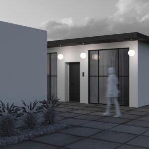 Außenleuchte Erda Weiß max. 30 Watt Kunststoff MAYTONI Lampen & Leuchten > Außenleuchten Weiß