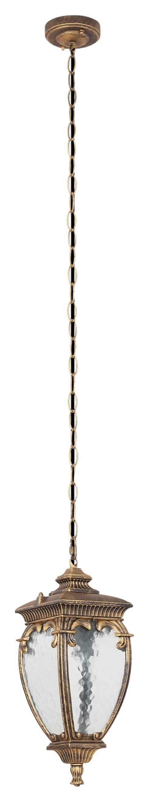 Wohnli Möbelsuche - Außenleuchte Fleur Schwarz/Gold max. 60 Watt