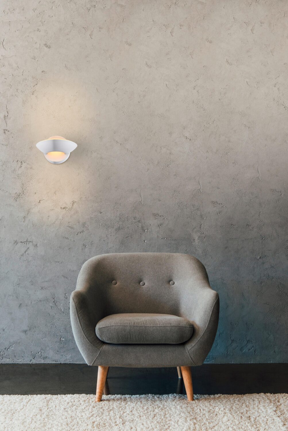 LED-Wandleuchte 76003 in Weiß max. 3 Watt Wandlampe Metall, Glas Globo Lampen & Leuchten > Wandleuchten Weiß